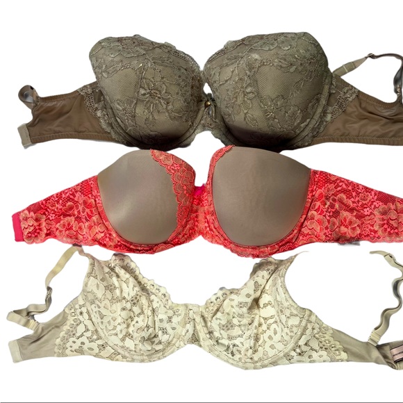 32DDD lot of 3 Victoria Secret Braa - Picture 1 of 4